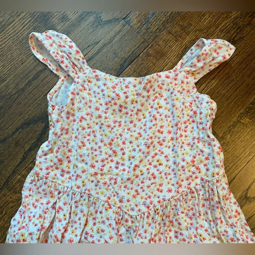 GAP Kids- Girls Floral Sundress - little girls size XS Pink Floral Print summer